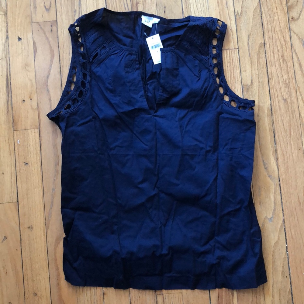 GAP sleeveless tunic blue size small